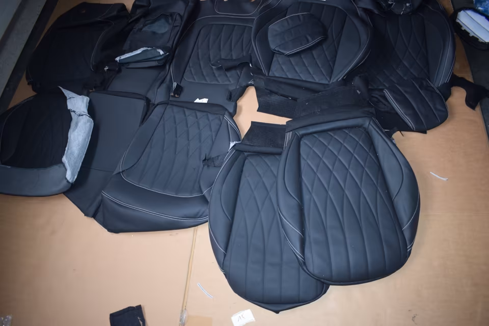 Mercedes G-Class AMG Seats Seat Cover Set Black G63 w - Image 2