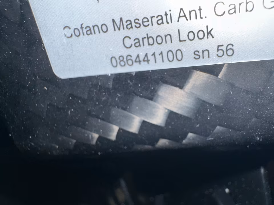 Maserati Granturismo Mc Stradale Carbon Fiber Hood 86441100 - Image 2