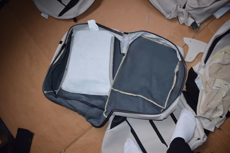 Mercedes G-Class AMG Seats Seat Cover Set Beige G63 W46 - Image 3