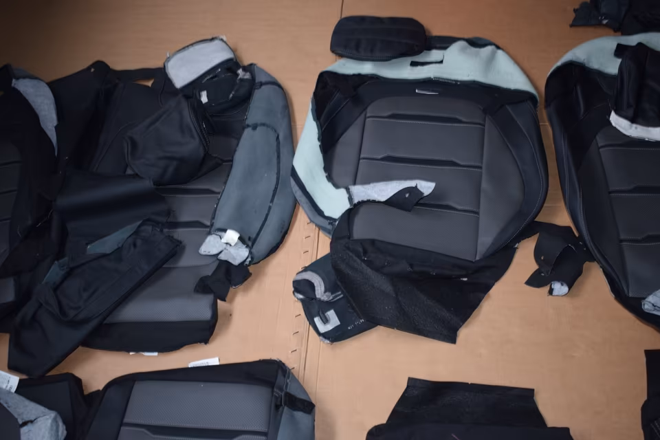 Mercedes G-Class AMG Seats Seat Cover Set Grey G63 w463 - Image 3