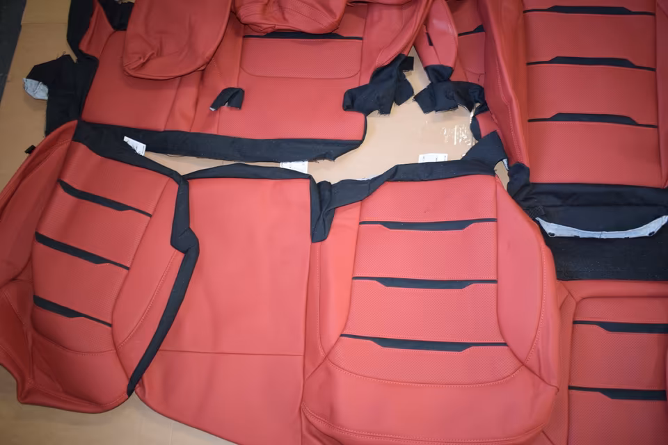 Mercedes G-Class AMG Seats Seat Cover Set Red G63 W463 - Image 4