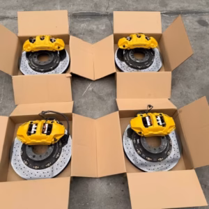 PORSCHE 911 TURBO S 991 CERAMIC BRAKE SYSTEM BRAKE CALIPERS DISC