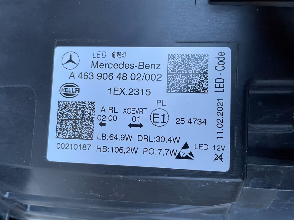 Mercedes G-Class W463 Headlights / A4639064702 / A4639064802 - Image 7