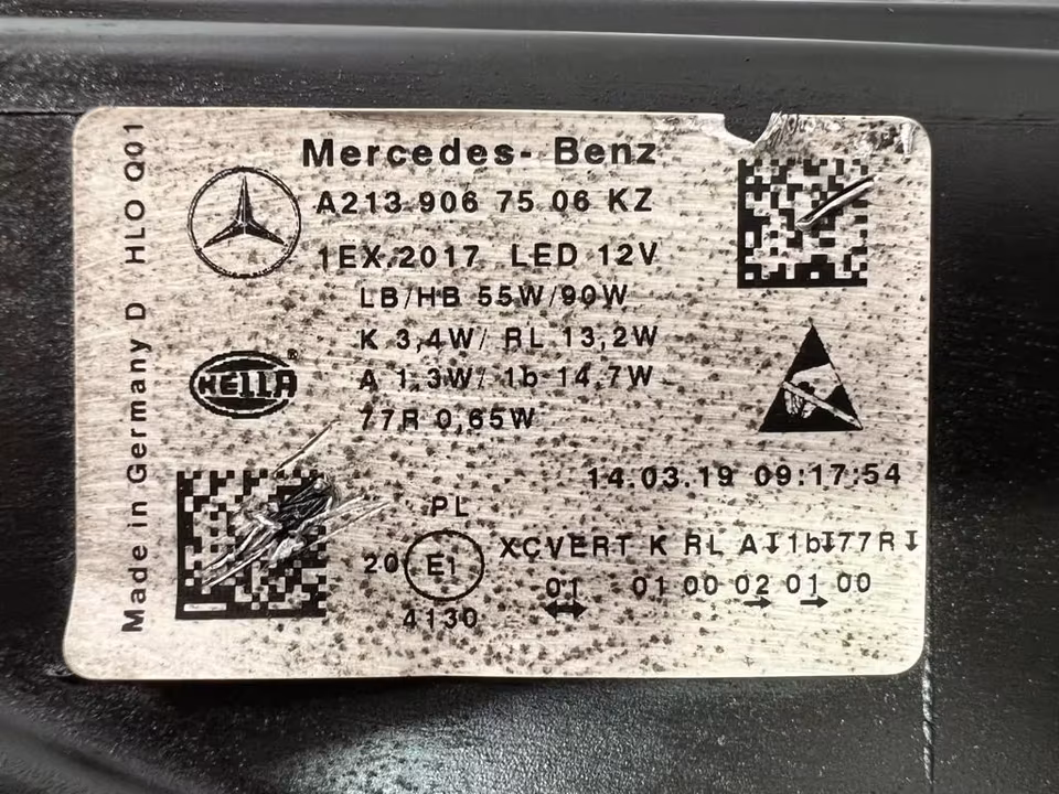 Mercedes E-Class W213 Multibeam Left Right  Headlights A2139067606kz - Image 3