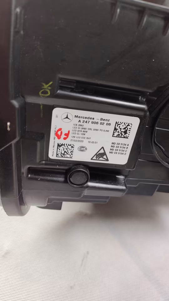 Mercedes GLB 247 W247 Multibeam LED Left Right Complete  Headlights  A2479060106 - Image 2