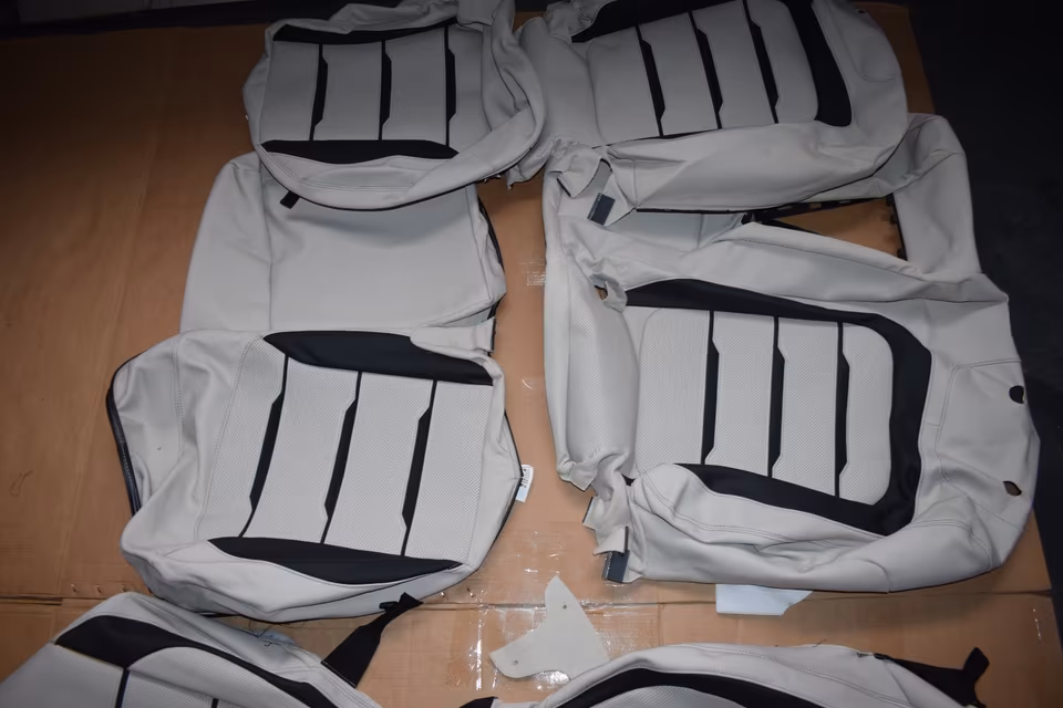 Mercedes G-Class AMG Seats Seat Cover Set Beige G63 W46 - Image 4