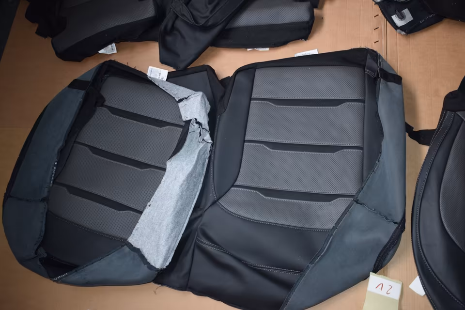 Mercedes G-Class AMG Seats Seat Cover Set Grey G63 w463 - Image 4