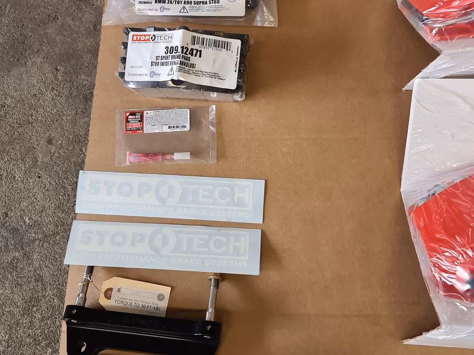 6-piston brake system Stoptech ST60 Toyota Supra MK5 A90 GR - Image 2