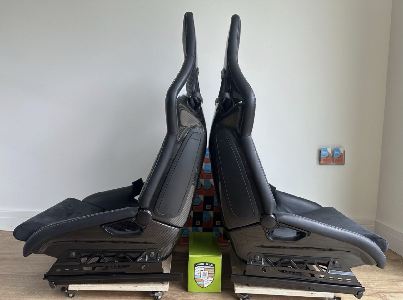 PORSCHE 991 911 GT3 RS GT2 carbon folding bucket seats Spyder 997 Boxster Turbo - Image 4