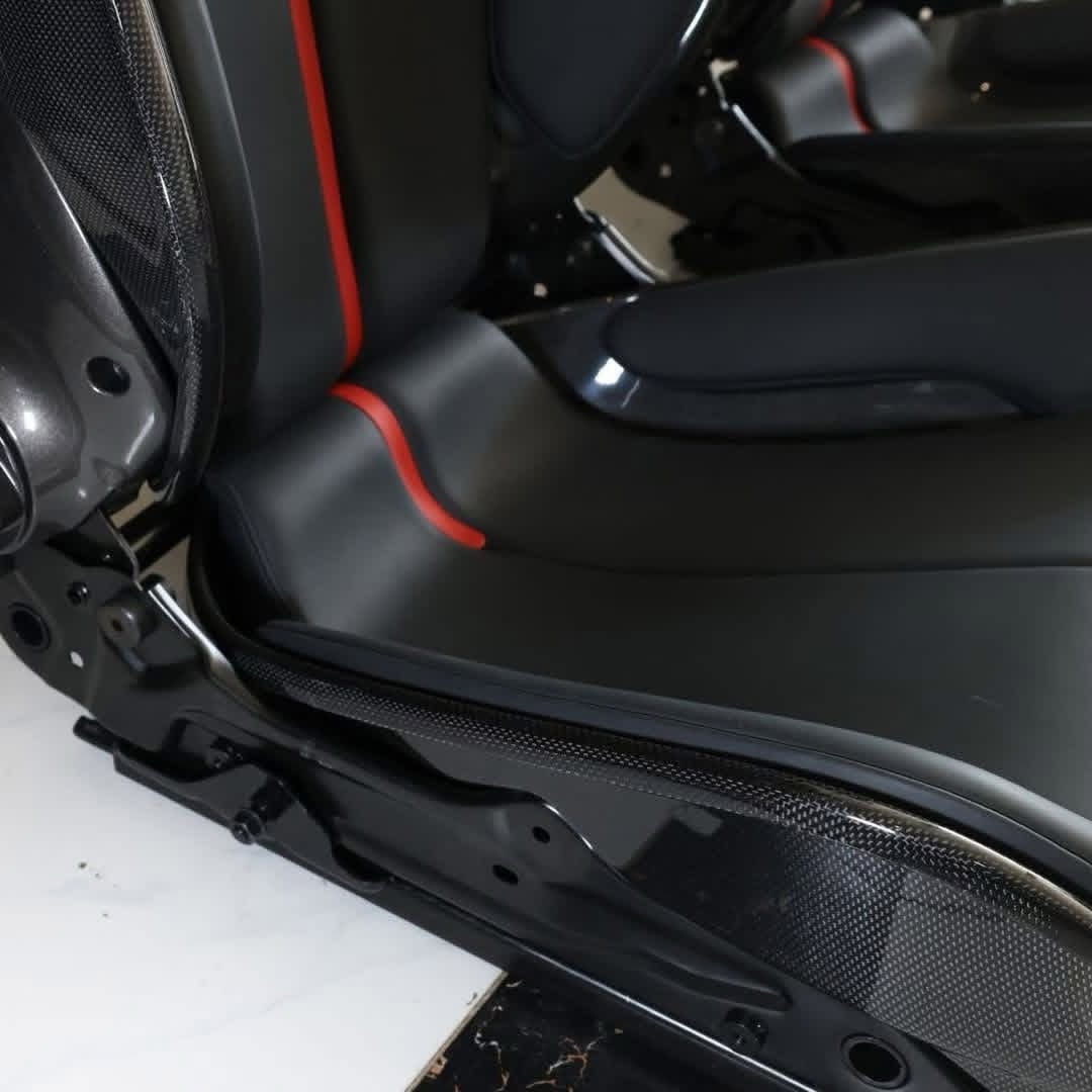 OEM Ferrari Carbon Fiber Racing Seats 
F8 Tributo / F8 Spider / SF90 Stradale / SF90 Spider / 812 Superfast / 812 GTS / 296 GTB / 296 GTS / 488 GTB / 488 Pista - Image 5