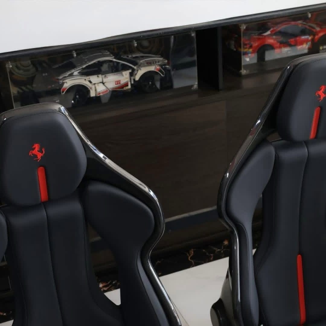 OEM Ferrari Carbon Fiber Racing Seats 
F8 Tributo / F8 Spider / SF90 Stradale / SF90 Spider / 812 Superfast / 812 GTS / 296 GTB / 296 GTS / 488 GTB / 488 Pista - Image 3