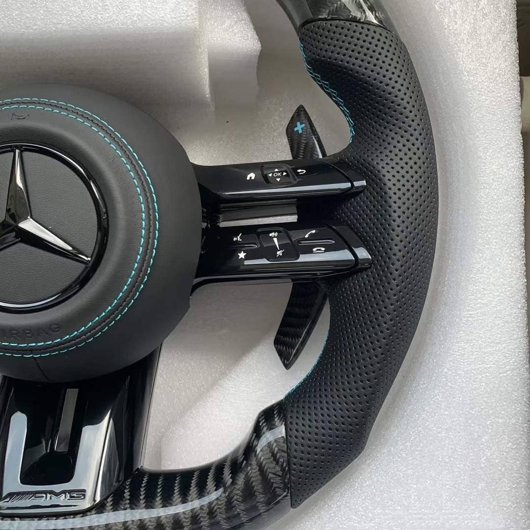 Mercedes Benz AMG carbon fiber steering wheel - Image 5