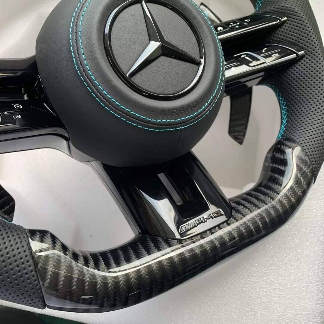 Mercedes Benz AMG carbon fiber steering wheel - Image 7