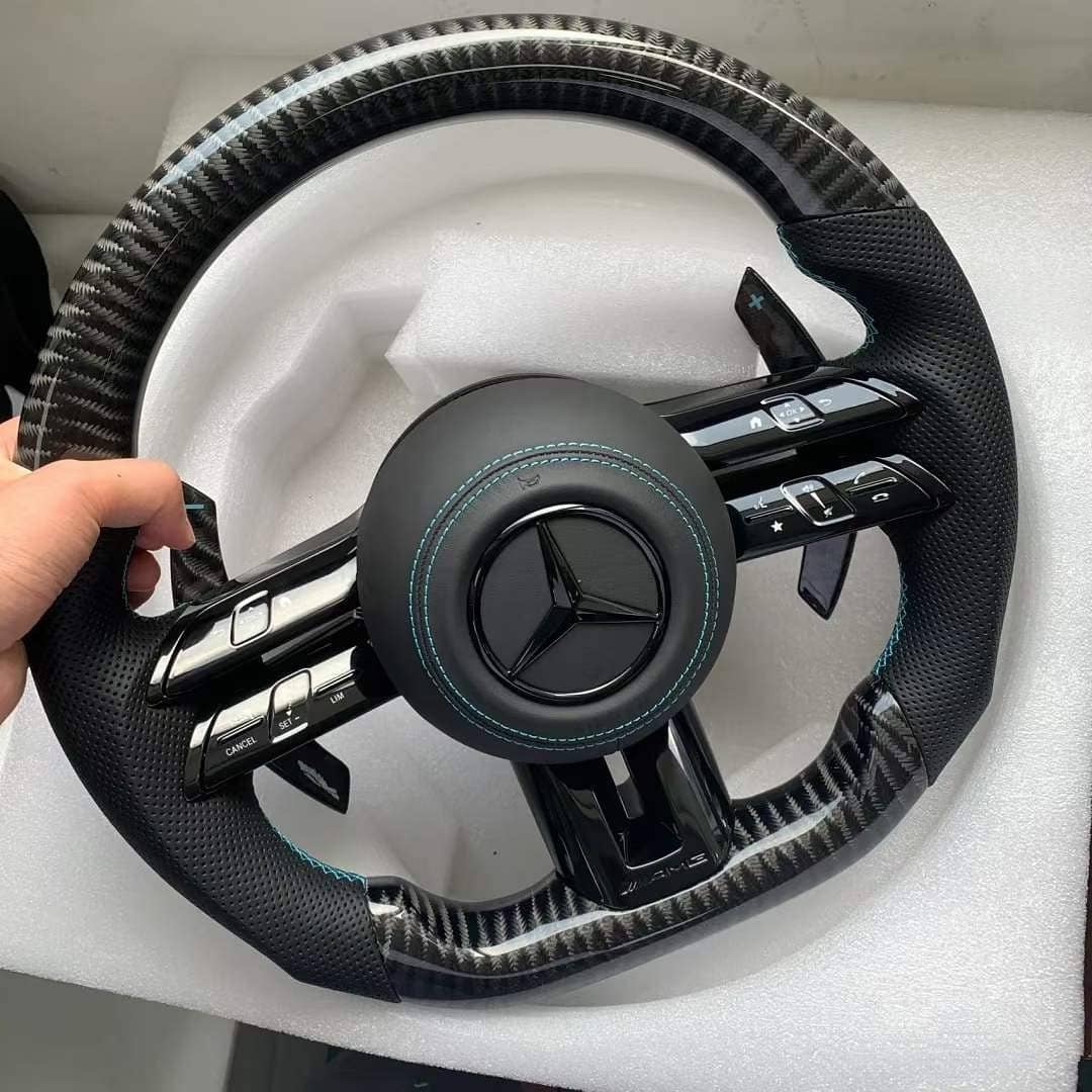 Mercedes Benz AMG carbon fiber steering wheel - Image 8