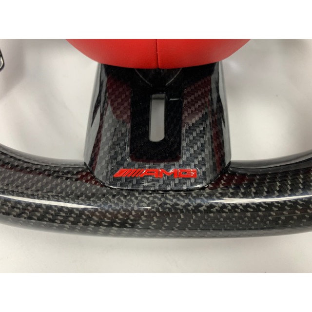 Mercedes Benz AMG Steering Wheel Style Red - Image 4
