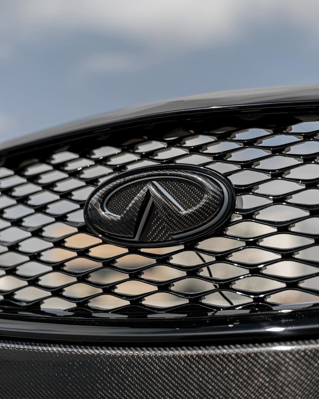 Q50 18+ RedSport style full Carbon Bumper - Image 6