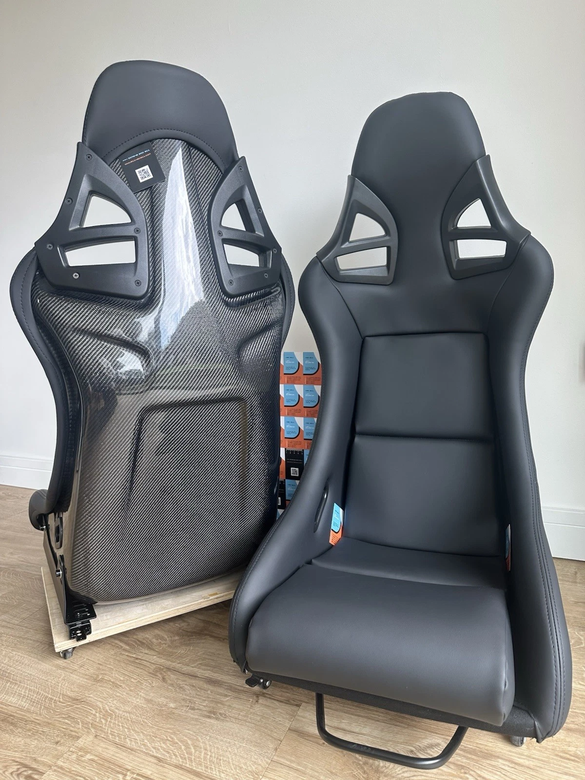 Porsche STYLE CGT 997 911 GT3 GT2 carbon bucket Leather Look seats Turbo Recaro