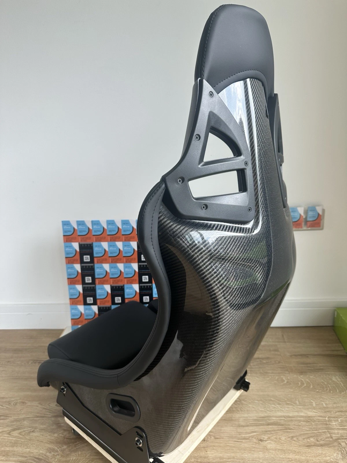 Porsche STYLE CGT 997 911 GT3 GT2 carbon bucket Leather Look seats Turbo Recaro - Image 9