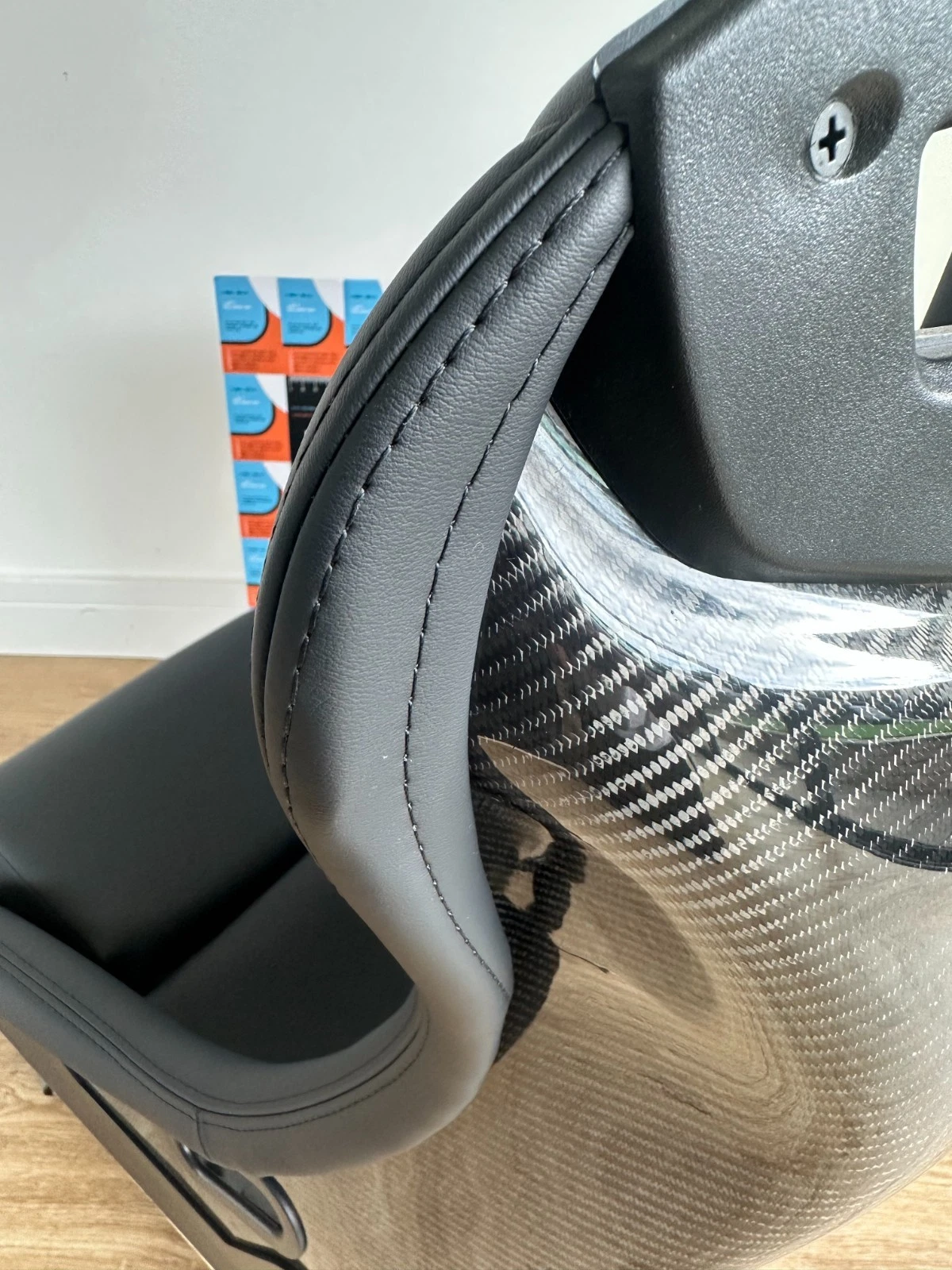 Porsche STYLE CGT 997 911 GT3 GT2 carbon bucket Leather Look seats Turbo Recaro - Image 5