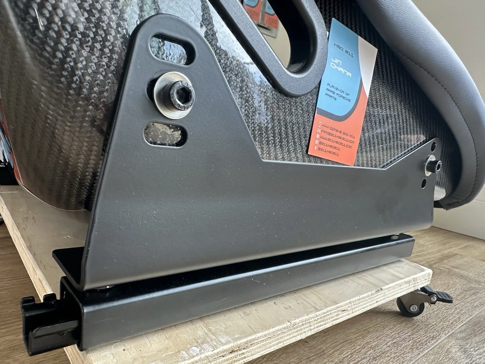 Porsche STYLE CGT 997 911 GT3 GT2 carbon bucket Leather Look seats Turbo Recaro - Image 4